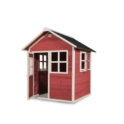 Exit Toys EXIT - Casita Loft de madera roja* Casas