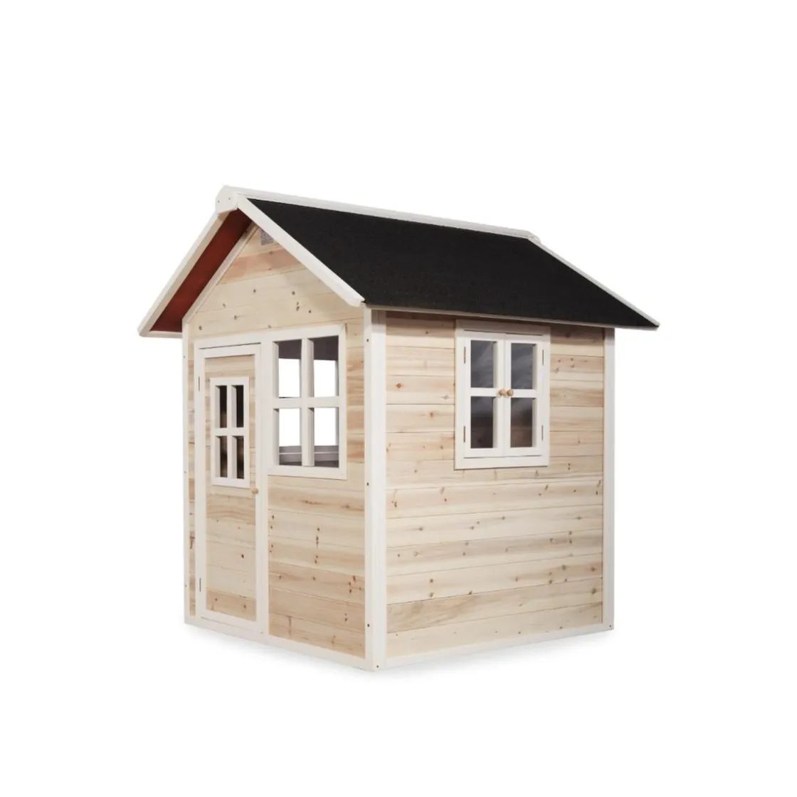 Exit Toys Exit - Casita Loft de madera natural
