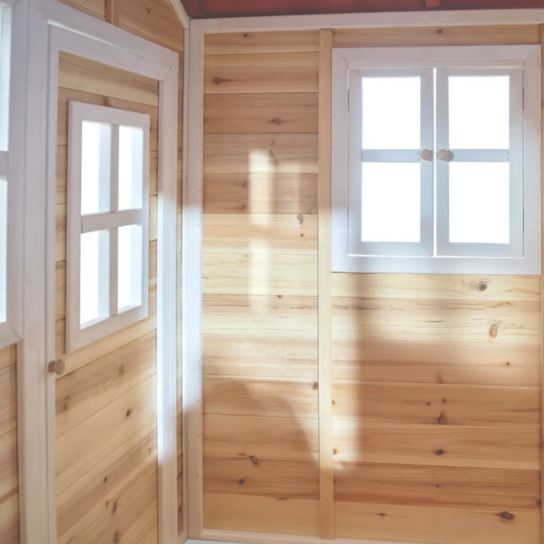 Exit Toys Exit - Casita Loft de madera natural