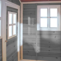 Exit Toys EXIT - Casita Loft de madera gris