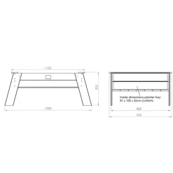 Exit Toys Exit - Mesa arenero Aksent* Juguetes De Verano