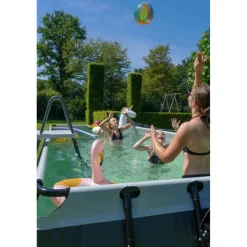 Exit Toys Exit - Piscina Black Leather 540 x 250 x 122 cm con filtro de arena