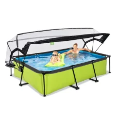 Exit Toys Exit - Piscina Lime verde 300 x 200 x 65 cm con filtro y cúpula transparente* Piscinas|Juguetes De Verano