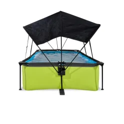Exit Toys Exit - Piscina Lime verde 300 x 200 x 65 cm con filtro y toldo negro
