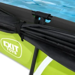 Exit Toys Exit - Piscina Lime verde 300 x 200 x 65 cm con filtro y toldo negro