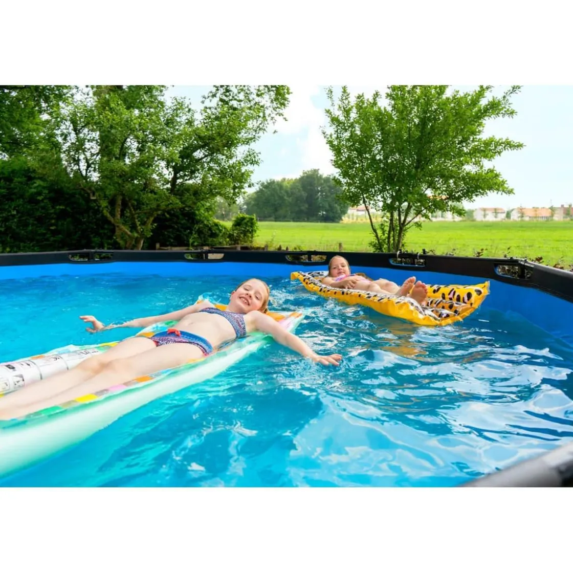 Exit Toys Exit - Piscina Stone gris diámetro 488 x 122 cm con filtro de arena* Piscinas|Juguetes De Verano