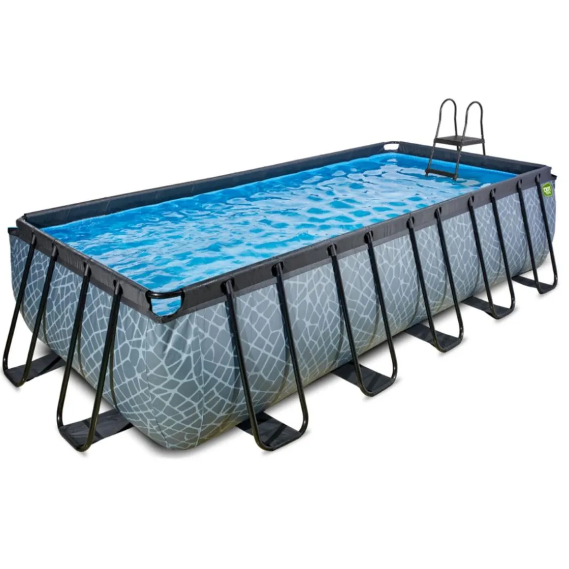 Exit Toys Exit - Piscina Stone gris 540 x 250 x 122 cm con filtro de cartucho* Piscinas|Juguetes De Verano