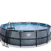 Exit Toys Exit - Piscina Stone gris diámetro 488 x 122 cm con filtro de cartucho* Piscinas|Juguetes De Verano