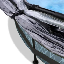 Exit Toys EXIT - Piscina Stone redonda 360 cm con cúpula y bomba de filtro