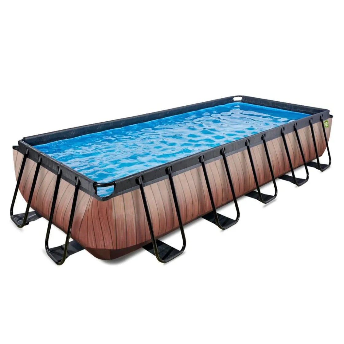 Exit Toys Exit - Piscina Wood efecto madera 540 x 250 x 100 cm con filtro de arena* Piscinas|Juguetes De Verano
