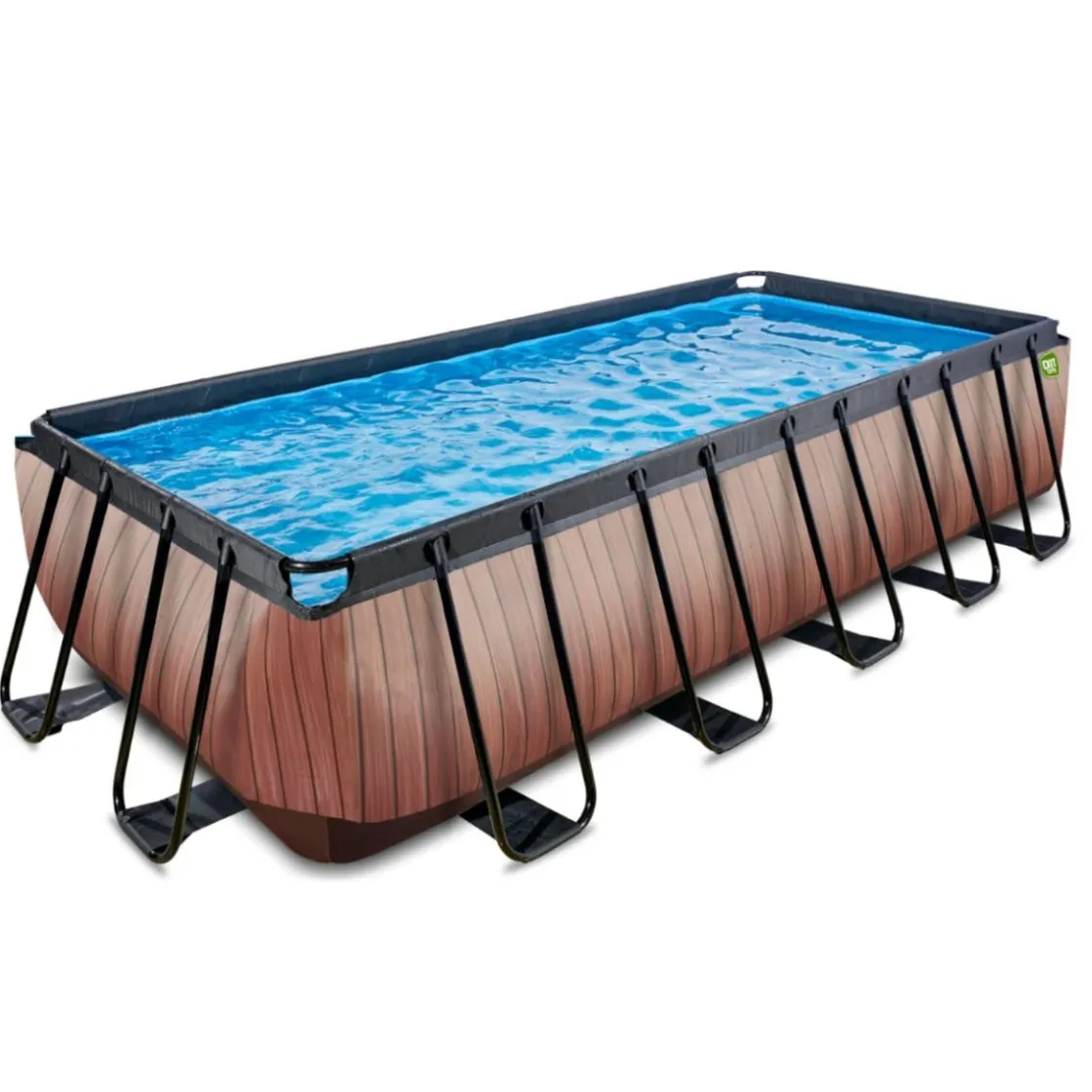 Exit Toys Exit - Piscina Wood efecto madera 540 x 250 x 122 cm con filtro de arena* Piscinas|Juguetes De Verano