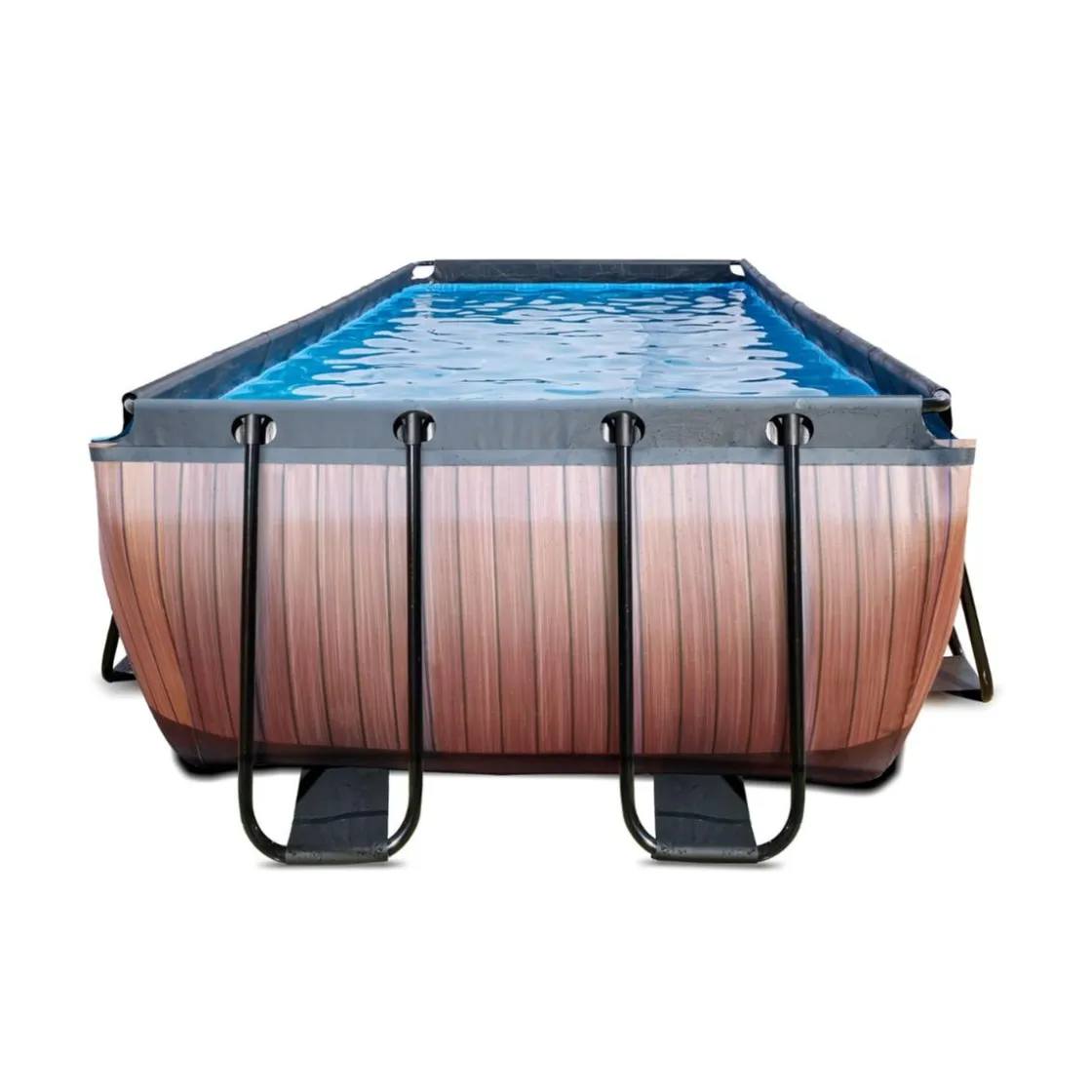 Exit Toys Exit - Piscina Wood efecto madera 540 x 250 x 122 cm con filtro de arena* Piscinas|Juguetes De Verano