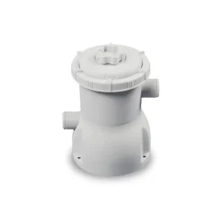 Exit Toys Exit - Piscina Wood efecto madera diámetro 300 x 76 cm con filtro y toldo negro