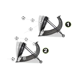 Exit Toys Exit - Portería reboteadora Kickback 124 x 90 cm* Deportes