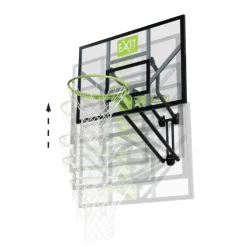 Exit Toys Exit - Tablero de baloncesto Galaxy transparente para pared* Deportes