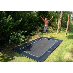 Exit Toys Exit - Trampolín deportivo de suelo Dynamic 275 x 458 negro