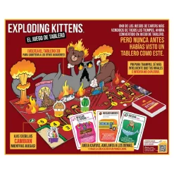ASMODEE Exploding Kittens - El juego de tablero* Juegos Y Puzzles|Friki Zone