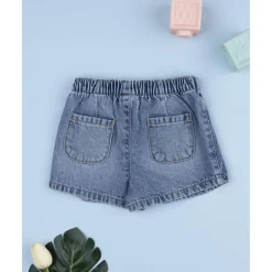 Prenatal Falda pantalón denim niña flores