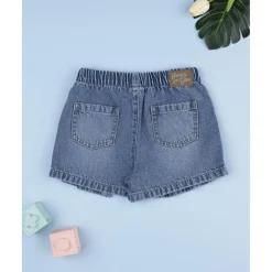 Prenatal Falda-pantalón denim niña con flores* Niña 2-10 Años·Vaqueros, Pantalones Y Petos|Niña·Niña 2-10 Años