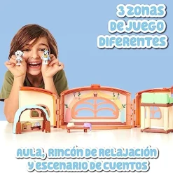 FAMOSA - Bluey - Pack 4 Figuras articuladas de personajes de Serie de Dibujos Animados ㅤ