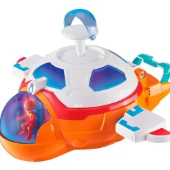 FAMOSA - Set de Juego 3 en 1 - Cuartel General, Submarino, Barco y Aeronave con Moto de Juguete ㅤ