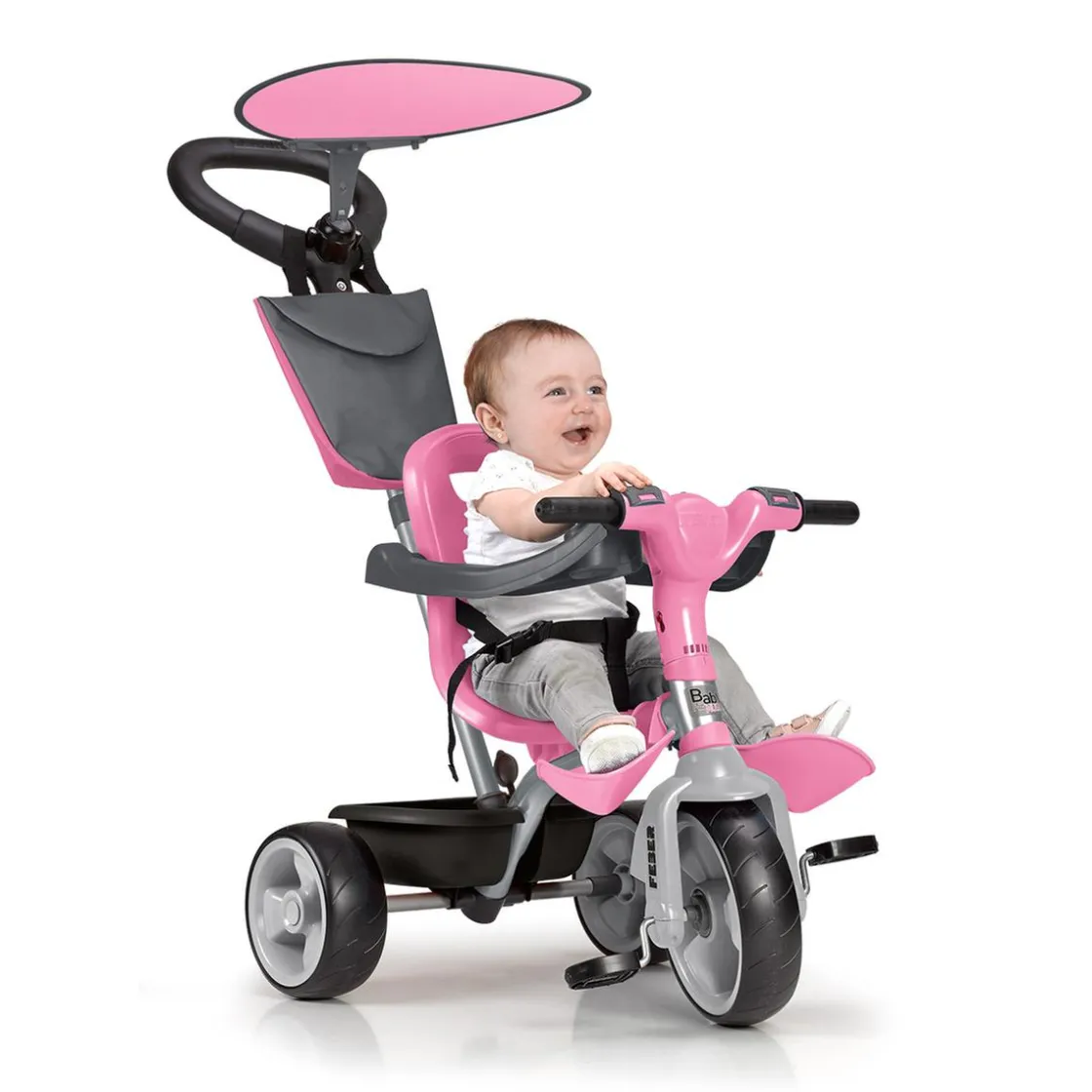 FEBER - Triciclo Evolutivo Plus Music Pink* Motos Y Triciclos