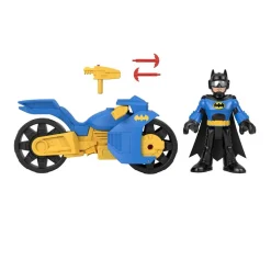 MATTEL Fisher Price - Batman - Vehículo de juguete Imaginext DC Super Friends Batman con Moto XL ㅤ