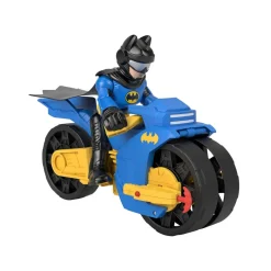 MATTEL Fisher Price - Batman - Vehículo de juguete Imaginext DC Super Friends Batman con Moto XL ㅤ