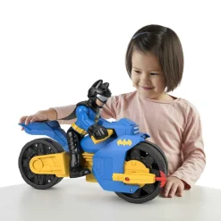 MATTEL Fisher Price - Batman - Vehículo de juguete Imaginext DC Super Friends Batman con Moto XL ㅤ