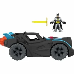 MATTEL Fisher Price - Imaginext - Batmóvil Power Reveal con figura de Batman* Coleccionables Y Mini Mundos
