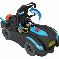 MATTEL Fisher Price - Imaginext - Batmóvil Power Reveal con figura de Batman* Coleccionables Y Mini Mundos