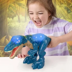 MATTEL Fisher Price Imaginext - Jurassic World - Dinosaurio Baryonyx que Ruge y Brilla