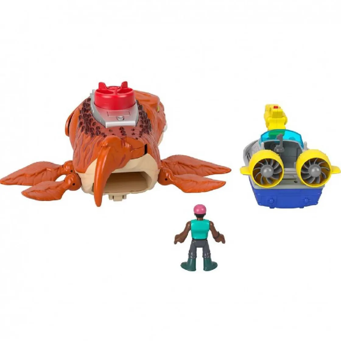 MATTEL Fisher Price Imaginext - Jurassic World - Caza y Atrapa al Mosasaurus