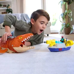 MATTEL Fisher Price Imaginext - Jurassic World - Caza y Atrapa al Mosasaurus