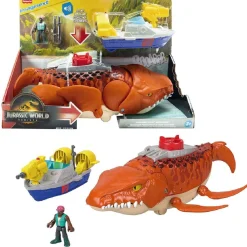 MATTEL Fisher Price Imaginext - Jurassic World - Caza y Atrapa al Mosasaurus