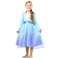 RUBIE'S Frozen - Disfraz Infantil Elsa Travel Classic Frozen II 5-6 Años* Disfraces|Halloween