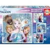EDUCA BORRAS Frozen - Set de puzzles infantiles progresivos con imágenes de Frozen, 12 a 25 piezas ㅤ* Juegos Y Puzzles