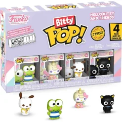 FUNKO UK LIMITED Funko Bitty Pop! - Hello Kitty - Pack 4 figuras (Varios modelos)* Friki Zone