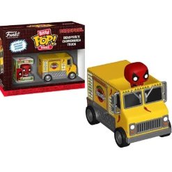 FUNKO UK LIMITED Funko Bitty Pop! Rides - Marvel - Deadpool con Food Truck de Chimichangas