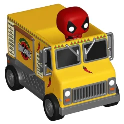 FUNKO UK LIMITED Funko Bitty Pop! Rides - Marvel - Deadpool con Food Truck de Chimichangas