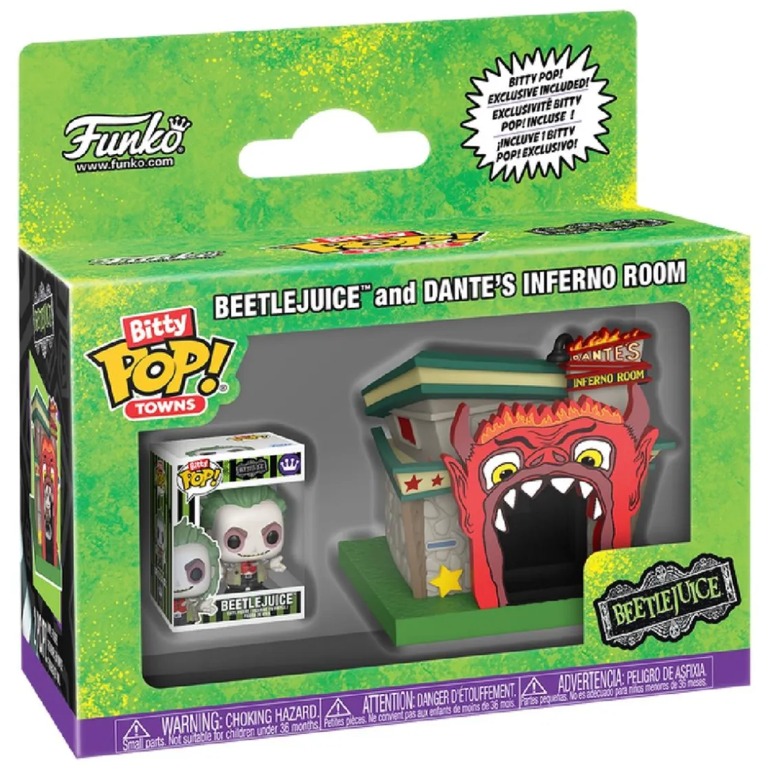 FUNKO UK LIMITED Funko Bitty Pop! Towns - Beetlejuice y Dante's Inferno Room