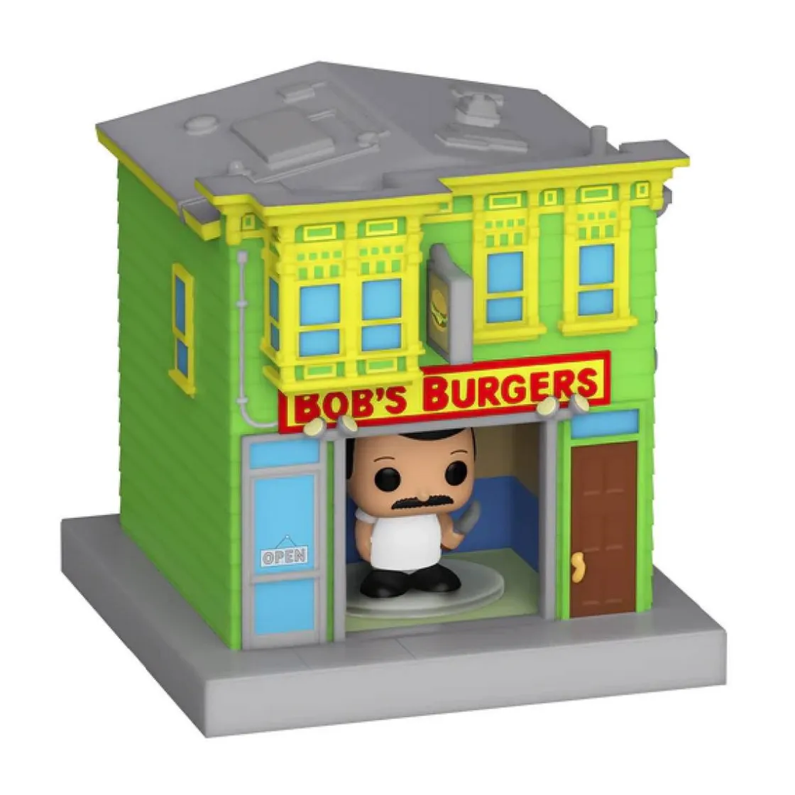 FUNKO UK LIMITED Funko Bitty Pop! Towns - Bob's Burger - Bob Belcher y su restaurante Bob's Burger