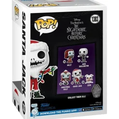 FUNKO UK LIMITED Funko Pop! - Disney Pesadilla antes de Navidad - Santa Jack Skellington ㅤ