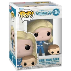 FUNKO UK LIMITED Funko Pop! - Los 4 Fantásticos First Steps - Invisible Woman & Franklin