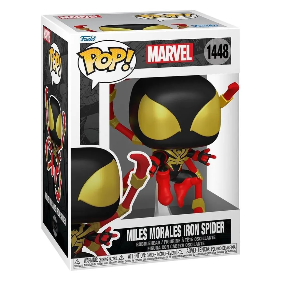 FUNKO UK LIMITED Funko Pop! - Spider-man - Miles Morales Iron Spider con variante Chase