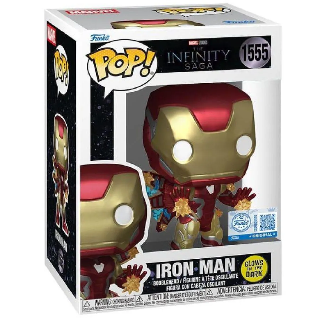 FUNKO UK LIMITED Funko Pop! - The Infinity Saga - Iron Man (Glow in the dark)