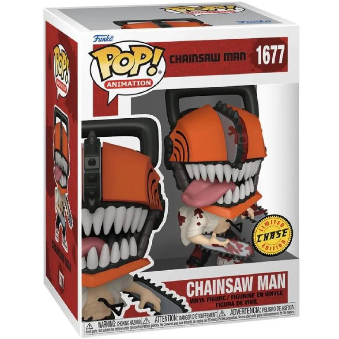FUNKO UK LIMITED Funko Pop! Animation - Chainsaw Man con variante Chase* Friki Zone