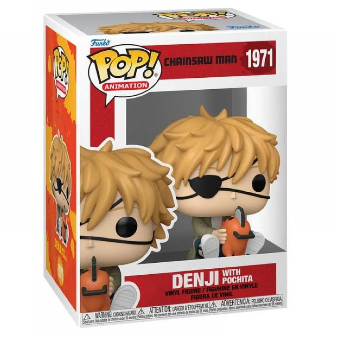 FUNKO UK LIMITED Funko Pop! Animation - Chainsaw Man - Denji con Pochita