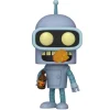 FUNKO UK LIMITED Funko Pop! Animation - Futurama - Bender con variante Chase Glow in the Dark