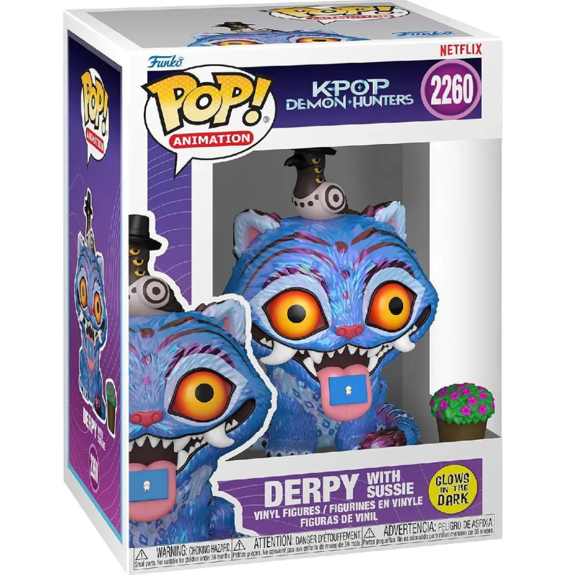 FUNKO UK LIMITED Funko Pop! Animation - K-POP Demon Hunters - Derpy con Sussie (Glow in The Dark)